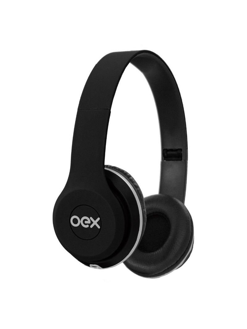 Fone de ouvido com microfone oex style hp103 - preto