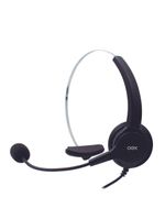 Fone de ouvido para call center rj11 oex hs101 preto