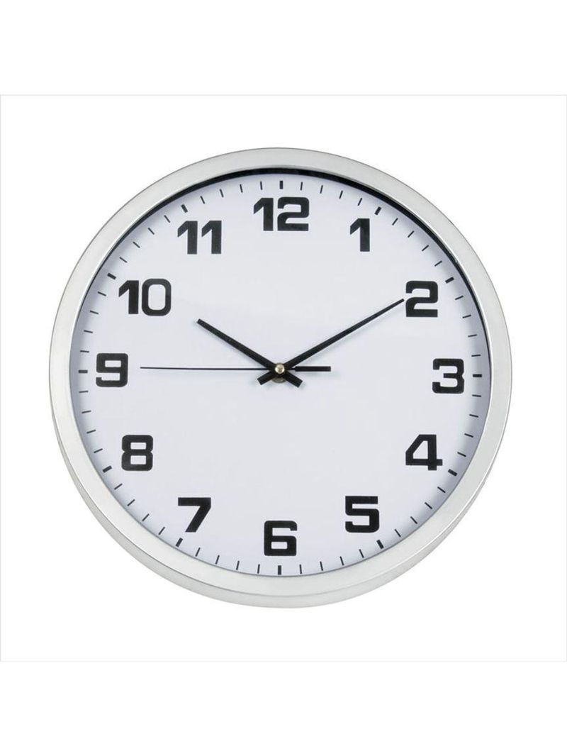 Relógio de parede white hauskraft