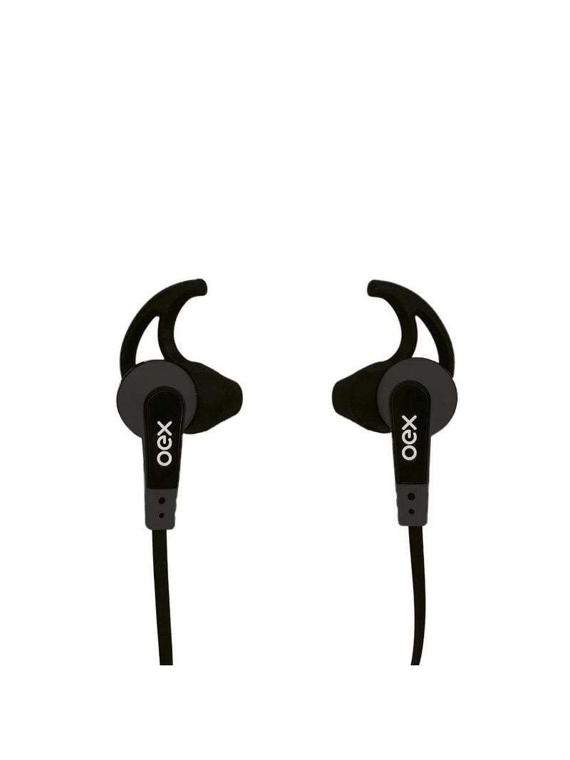 Fone de ouvido intra auricular esportivo com microfone oex sprint fn206 - cinza