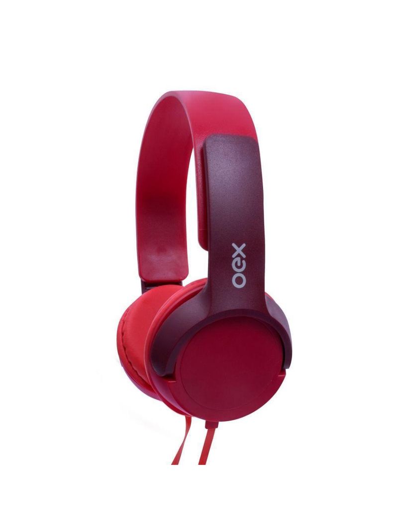 Fone de ouvido oex teen fluor hs303 - vermelho