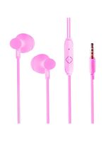 Fone de ouvido sweet com microfone - oexteen fn301 - rosa