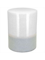 Banqueta cerâmica 44x32x32cm marfim