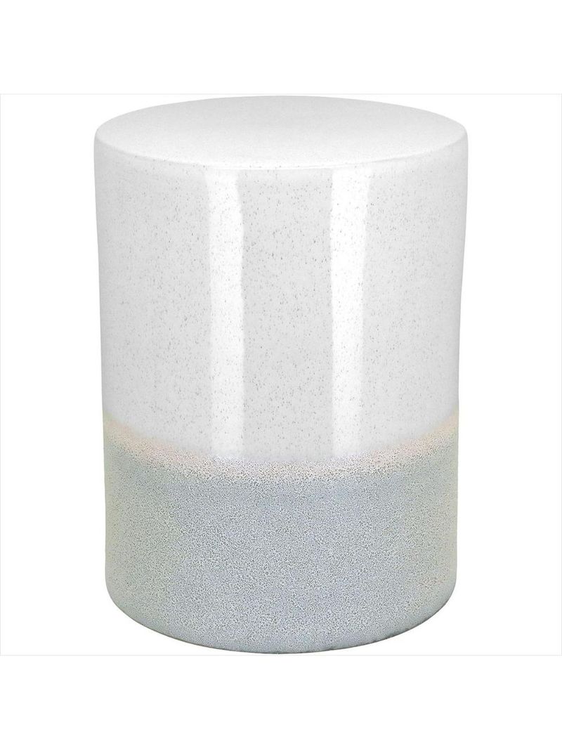 Banqueta cerâmica 44x32x32cm marfim