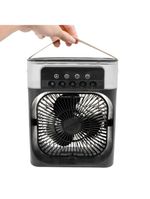Ventilador Portátil Iluminação Umidificador Climatizador Usb De Mesa Branco
