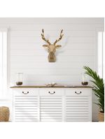 Cervo de parede decorativo hiran up home - ud370