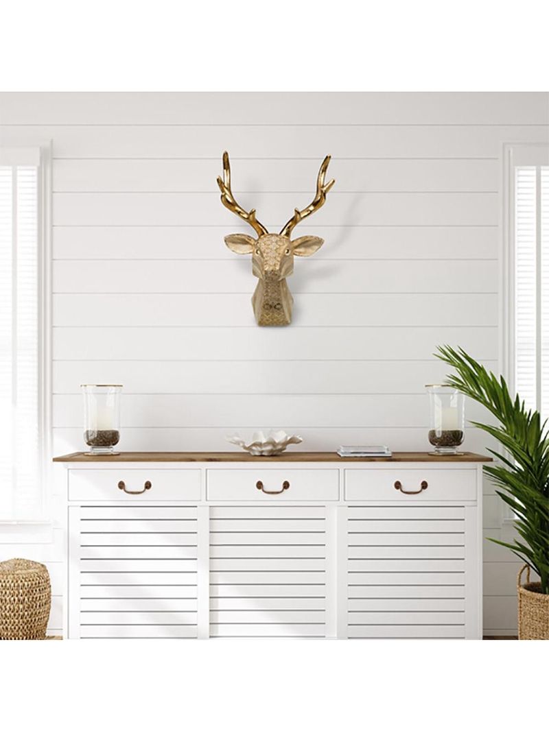 Cervo de parede decorativo hiran up home - ud370