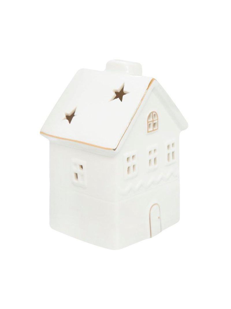 Adorno casinha home style led joy family 13 cm