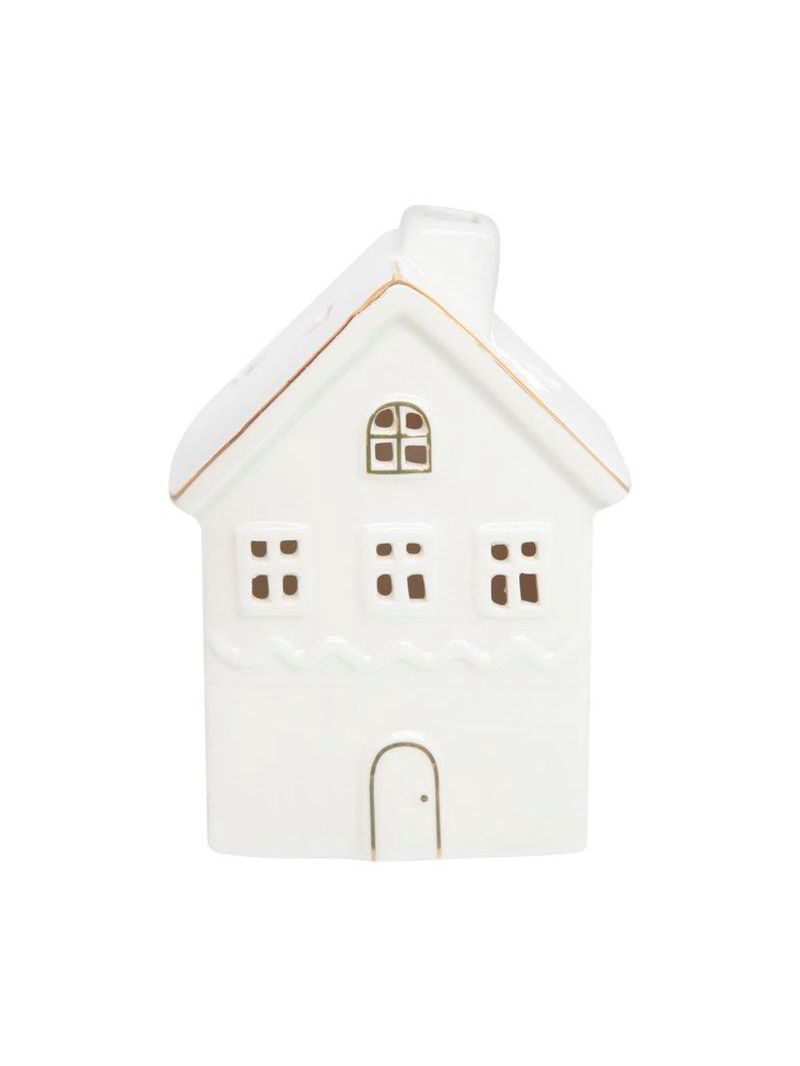 Adorno casinha home style led joy family 13 cm