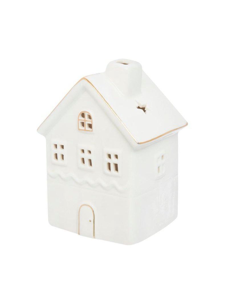 Adorno casinha home style led joy family 13 cm