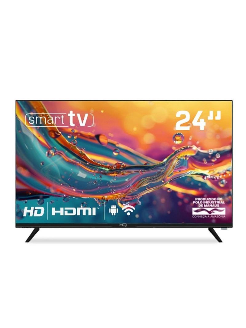 Smart HQ 24 HD Tela Sem Bordas Sistema Design Slim HQS24NKHM Bivolt