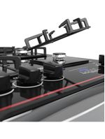 Fogão De Embutir 4B Preto Dako Grill Style Bivolt