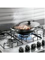 Fogão 5 Bocas Embutir Dako Supreme Mesa De Inox Bivolt