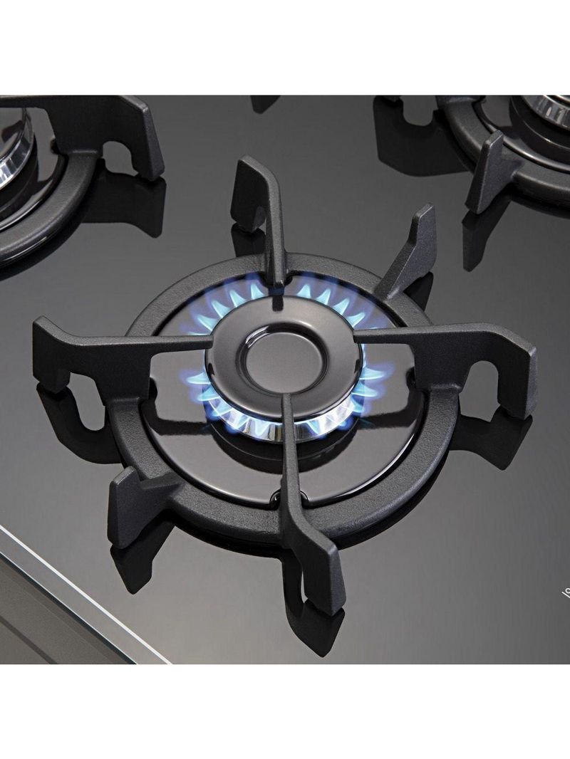 Fogão 5 Bocas Dako Magister Preto Tripla Chama Bivolt