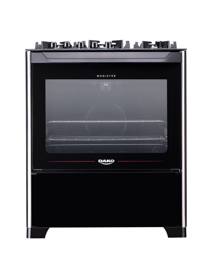 Fogão 5 Bocas Dako Magister Preto Tripla Chama Bivolt