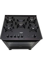 Fogão 5 Bocas Dako Magister Preto Tripla Chama Bivolt