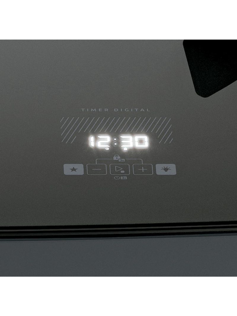 Fogão 5 Bocas Dako Supreme Timer Digital Titânio Bivolt