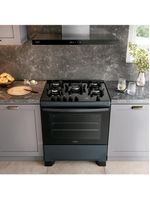 Fogão 5 Bocas Dako Supreme Timer Digital Titânio Bivolt