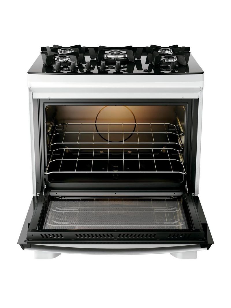 Fogão 5 Bocas Dako Supreme Com Mesa De Vidro Bivolt