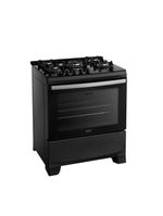 Fogão 5 Bocas Dako Supreme Mesa De Vidro Tripla Chama Bivolt