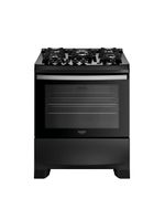 Fogão 5 Bocas Dako Supreme Mesa De Vidro Tripla Chama Bivolt