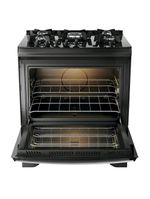 Fogão 5 Bocas Dako Supreme Mesa De Vidro Tripla Chama Bivolt