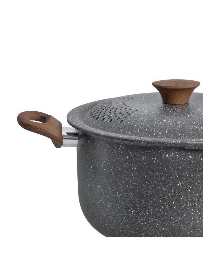 Espagueteira stone wood 24 cm 6 l csrt tognana:cinza