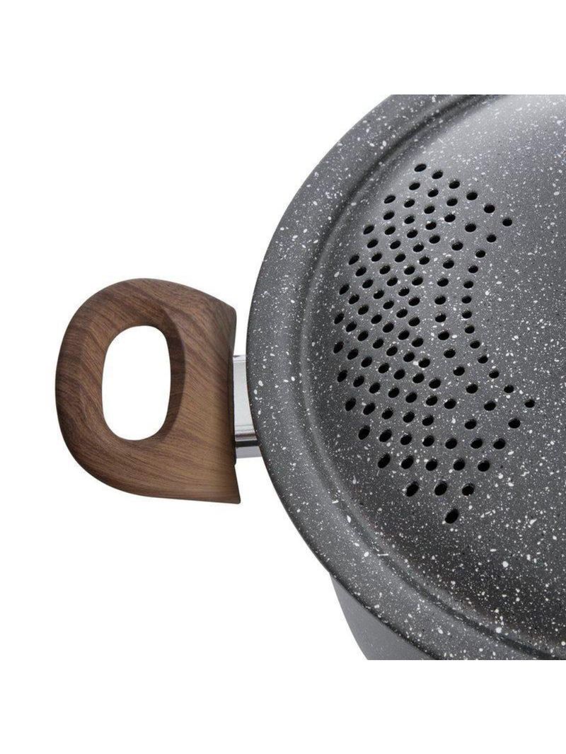 Espagueteira stone wood 24 cm 6 l csrt tognana:cinza