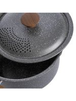 Espagueteira stone wood 24 cm 6 l csrt tognana:cinza