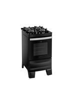 Fogão 4 Bocas Preto Com Mesa De Vidro Atlas Agile Up Bivolt