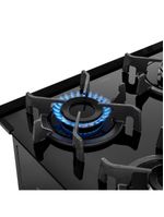 Fogão 4 Bocas Preto Com Mesa De Vidro Atlas Agile Up Bivolt
