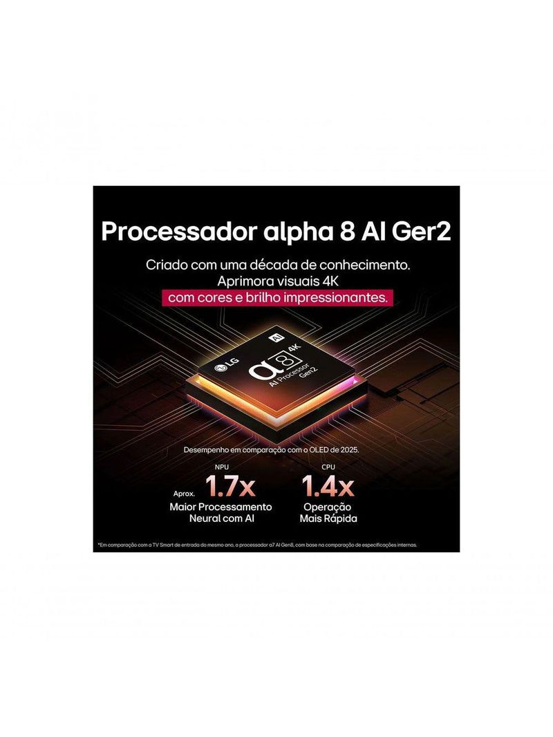 Smart TV LG OLED AI B5 4K De 55 Polegadas 2025 Bivolt
