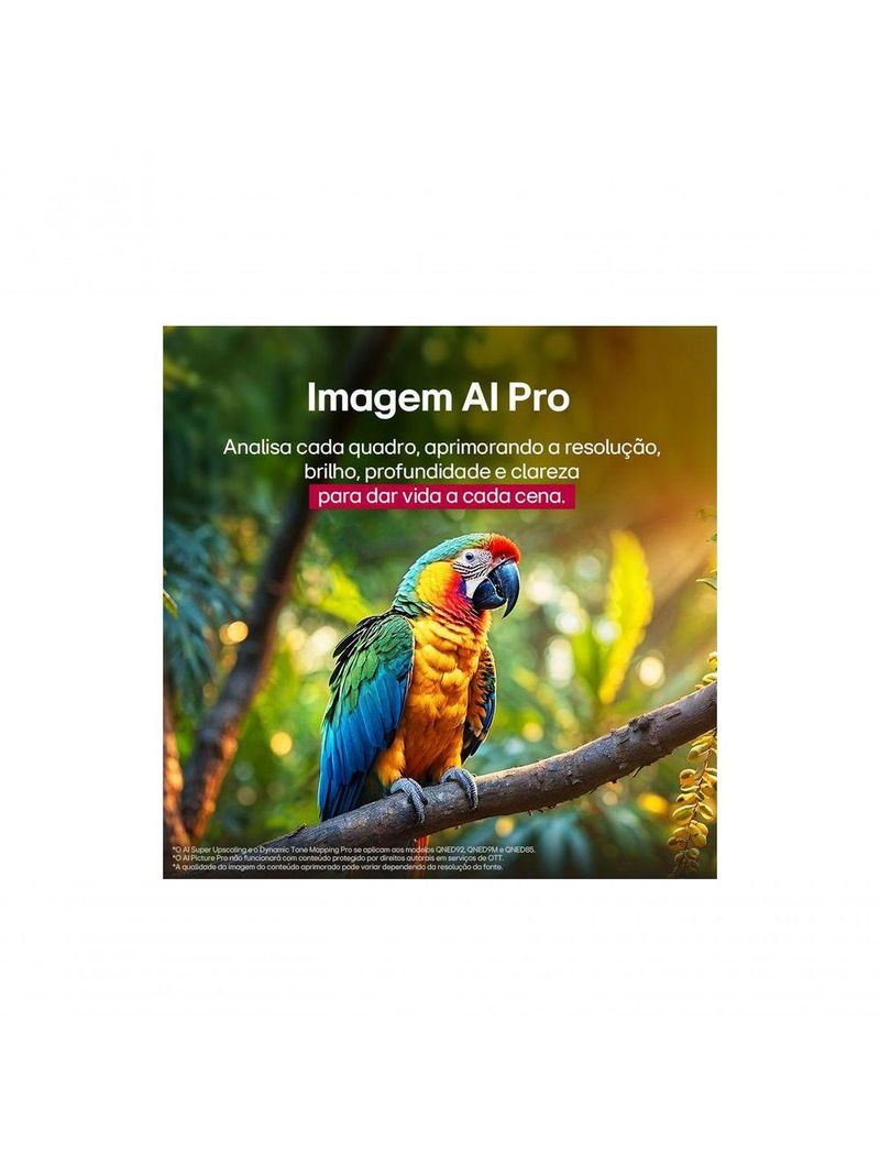 Smart TV LG QNED AI QNED80 55 Polegadas 55QNED80ASA Bivolt