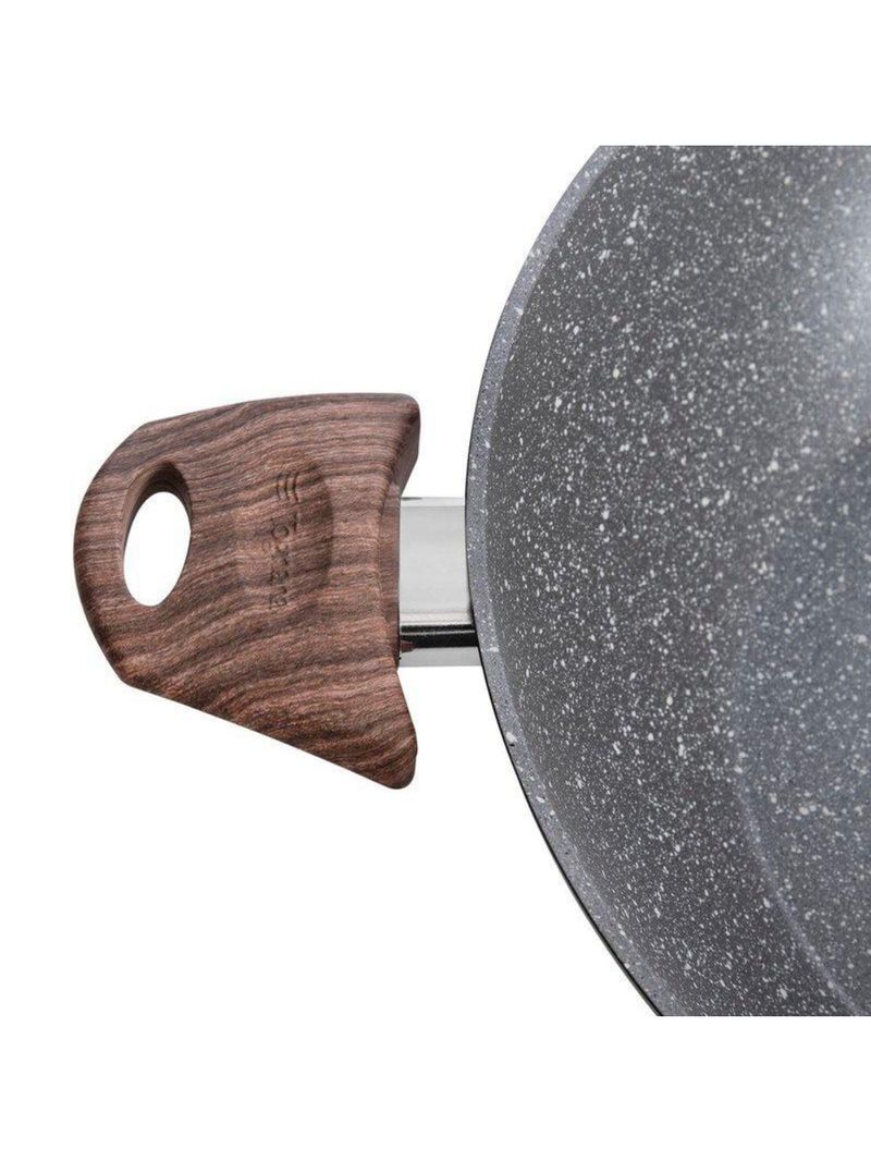 Frigideira wok jungle black 32 cm 5,2 l mde home style by tognana:preto