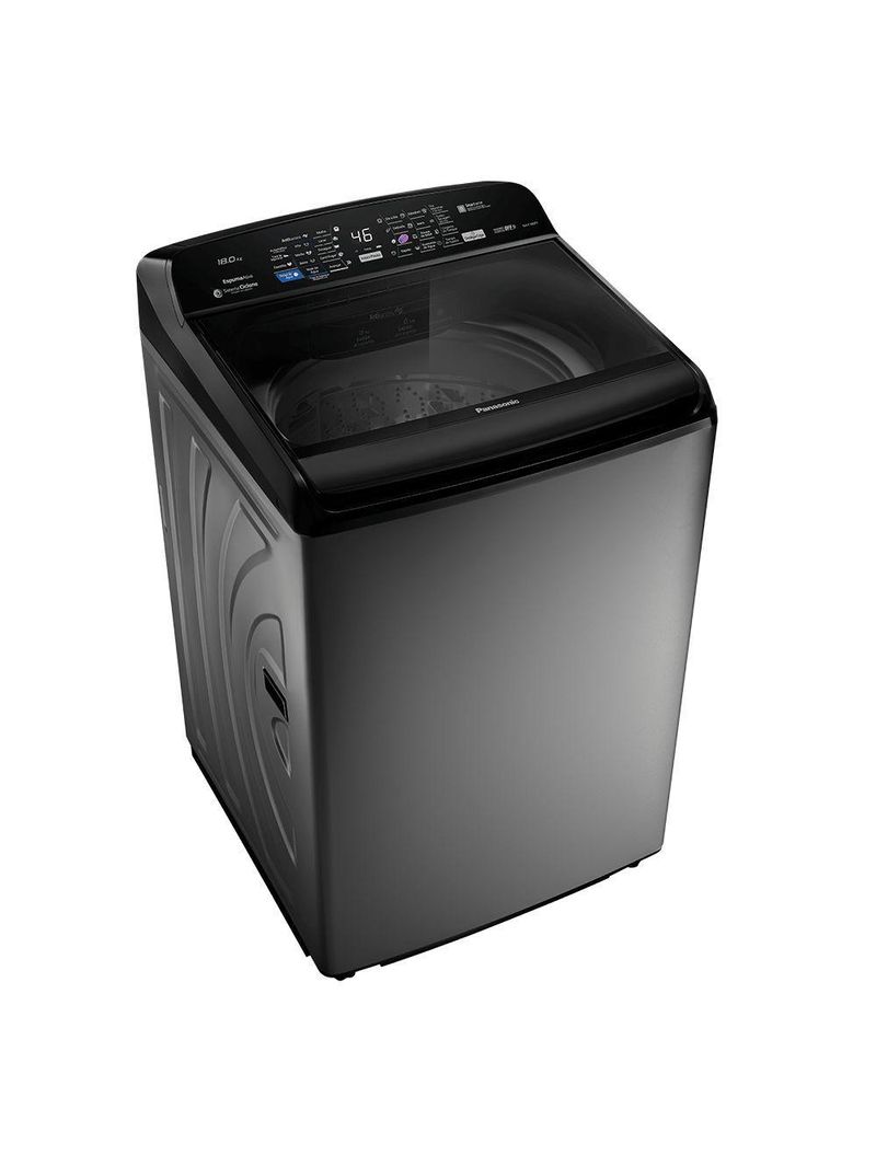 Máquina de Lavar Panasonic Antibacteria Ag 18kg Titânio - NA-F180P7T 220V