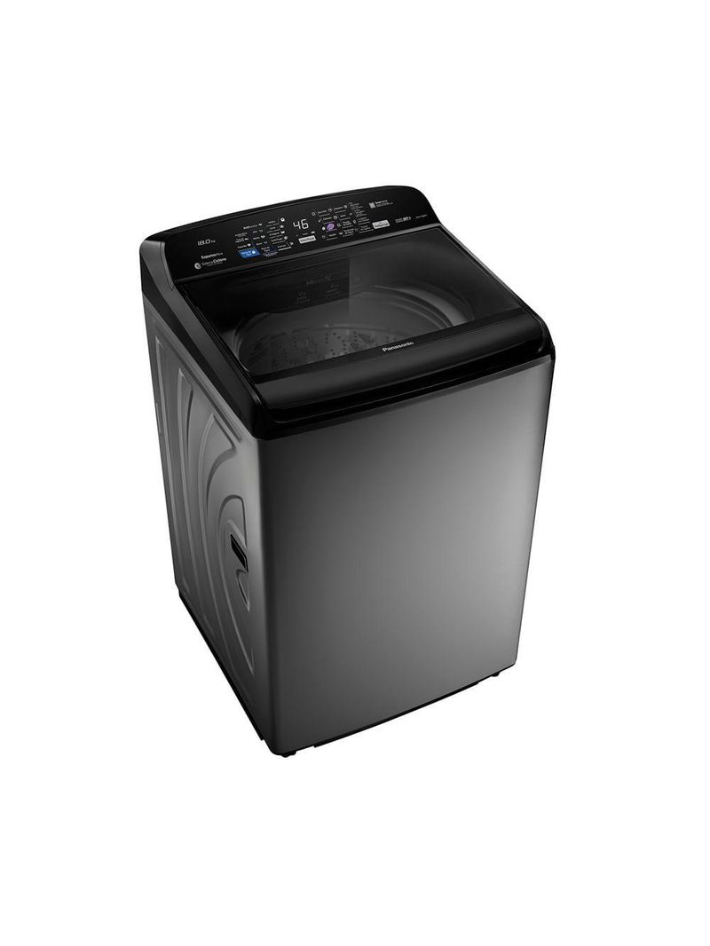 Máquina de Lavar Panasonic Antibacteria Ag 18kg Titânio - NA-F180P7T 220V