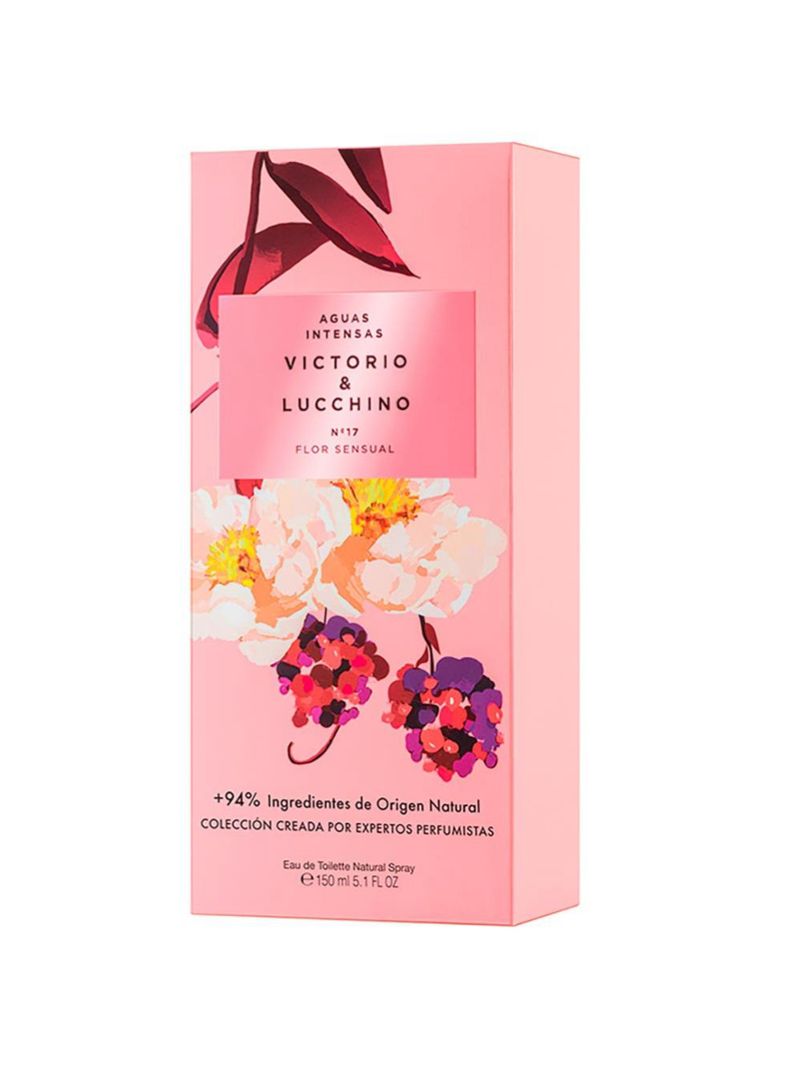 Perfume flor sensual Águas intensas victorio&lucchino feminino edt