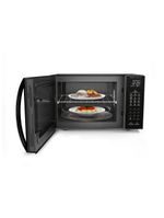 Microondas Panasonic Dupla Refeição 34L Black Glass NN-ST66NBRU 220V
