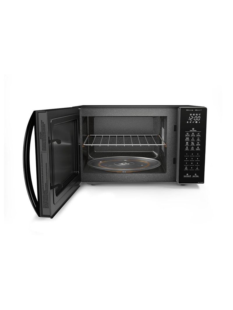 Microondas Panasonic Dupla Refeição 34L Black Glass NN-ST66NBRU 220V