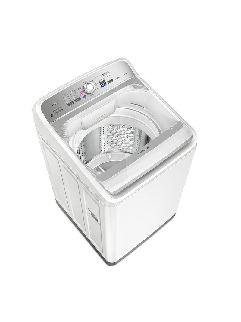 Máquina de Lavar Panasonic Função Vanish Branco Mais Branco 14kg - NA-F140B1W 220V