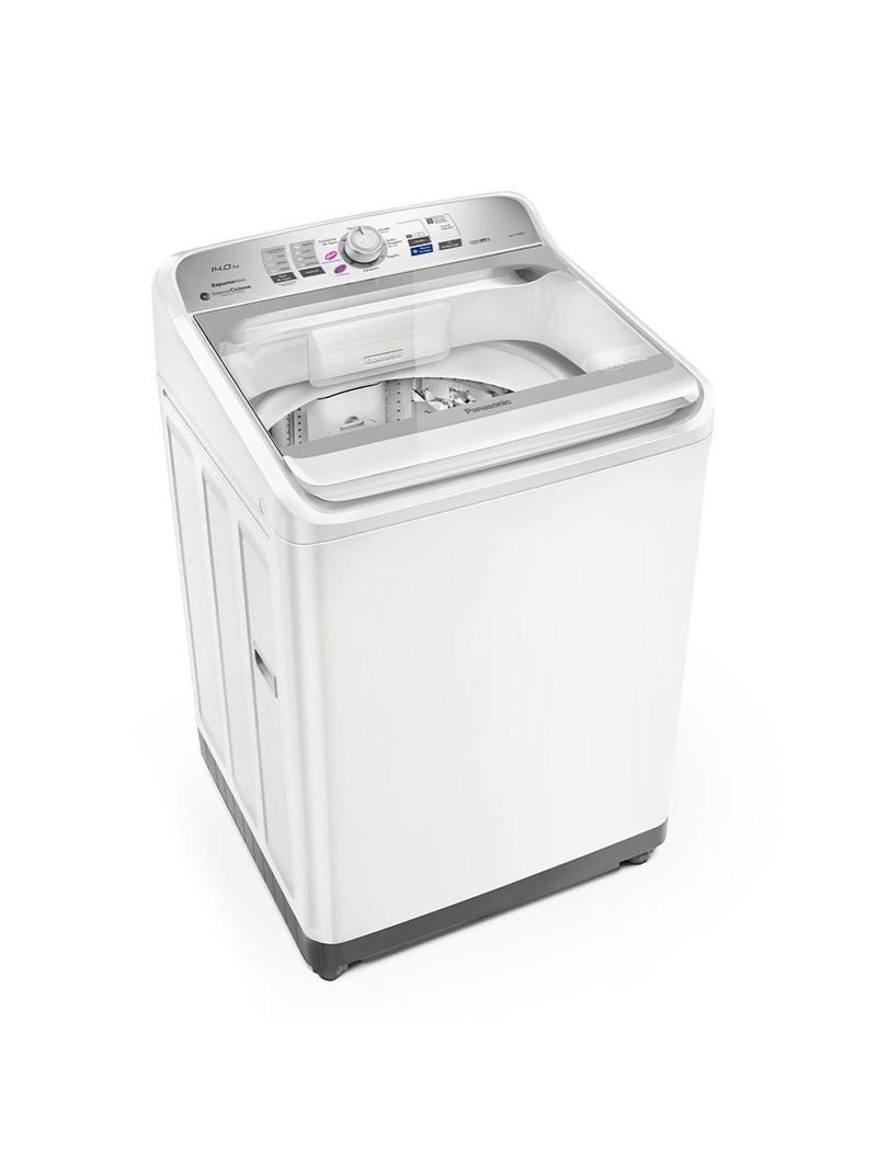 Máquina de Lavar Panasonic Função Vanish Branco Mais Branco 14kg - NA-F140B1W 220V