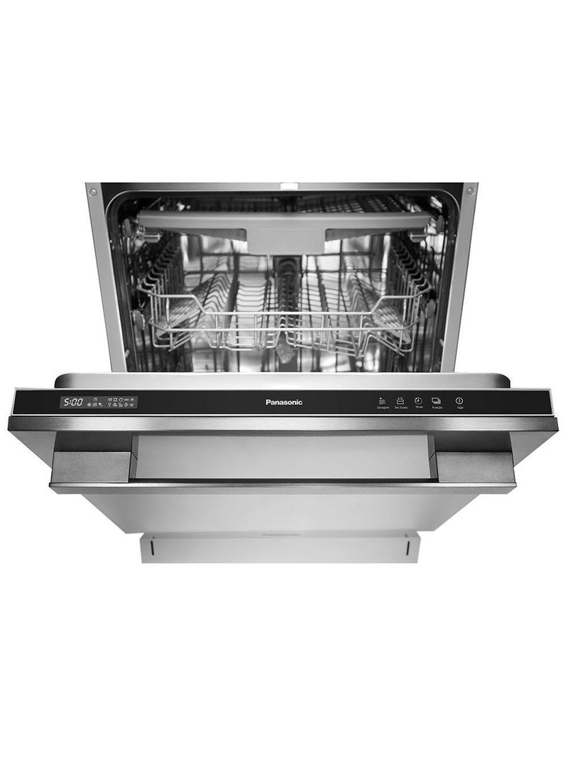 Lava-louças Embutir Panasonic 15 Serviços Eco Inox 220V