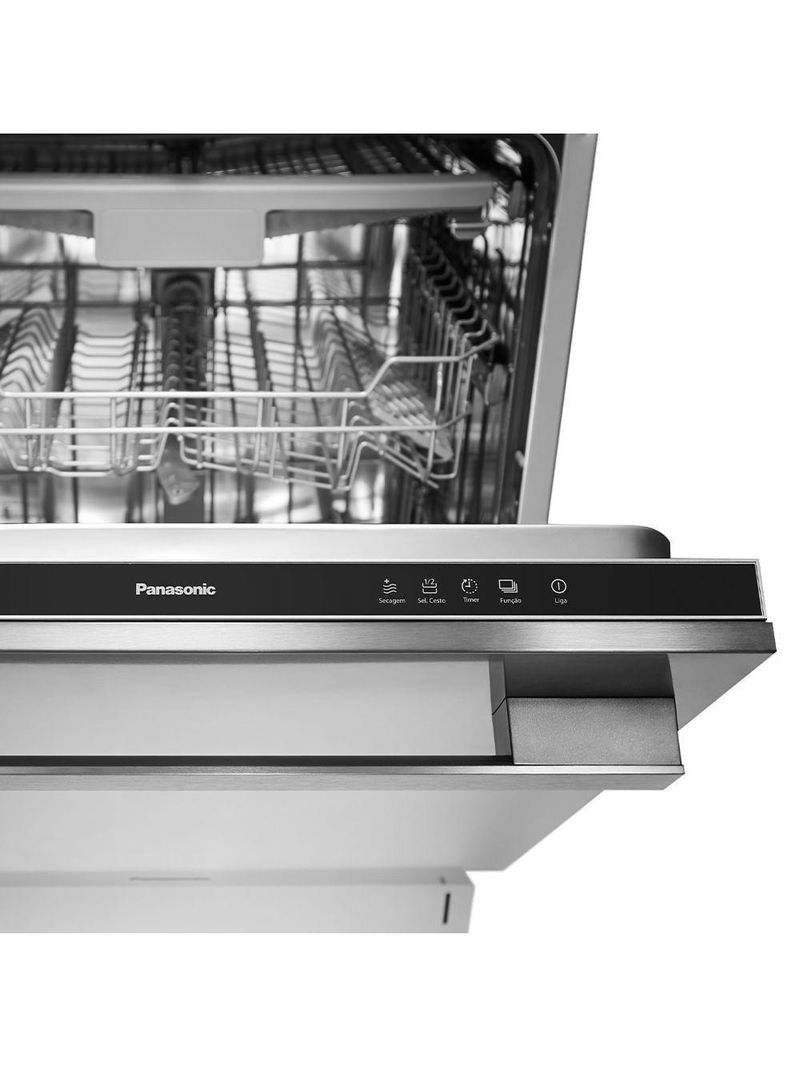 Lava-louças Embutir Panasonic 15 Serviços Eco Inox 220V