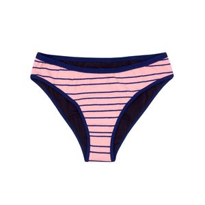 Calcinha absorvente básica  korui - rosa e azul