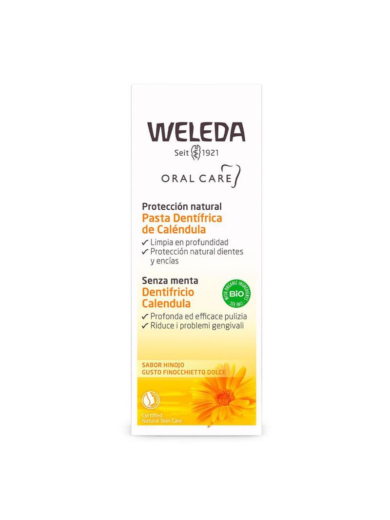 Creme dental de calêndula weleda