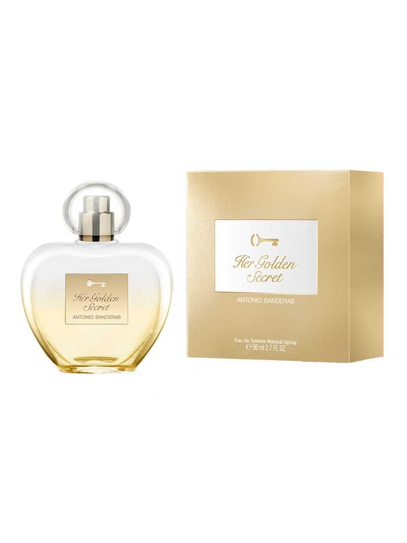 Her golden secret banderas - perfume feminino - eau de toilette