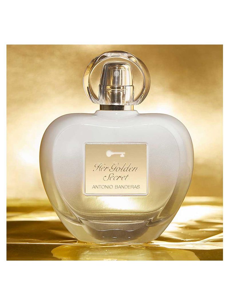 Her golden secret banderas - perfume feminino - eau de toilette