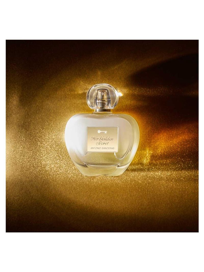 Her golden secret banderas - perfume feminino - eau de toilette