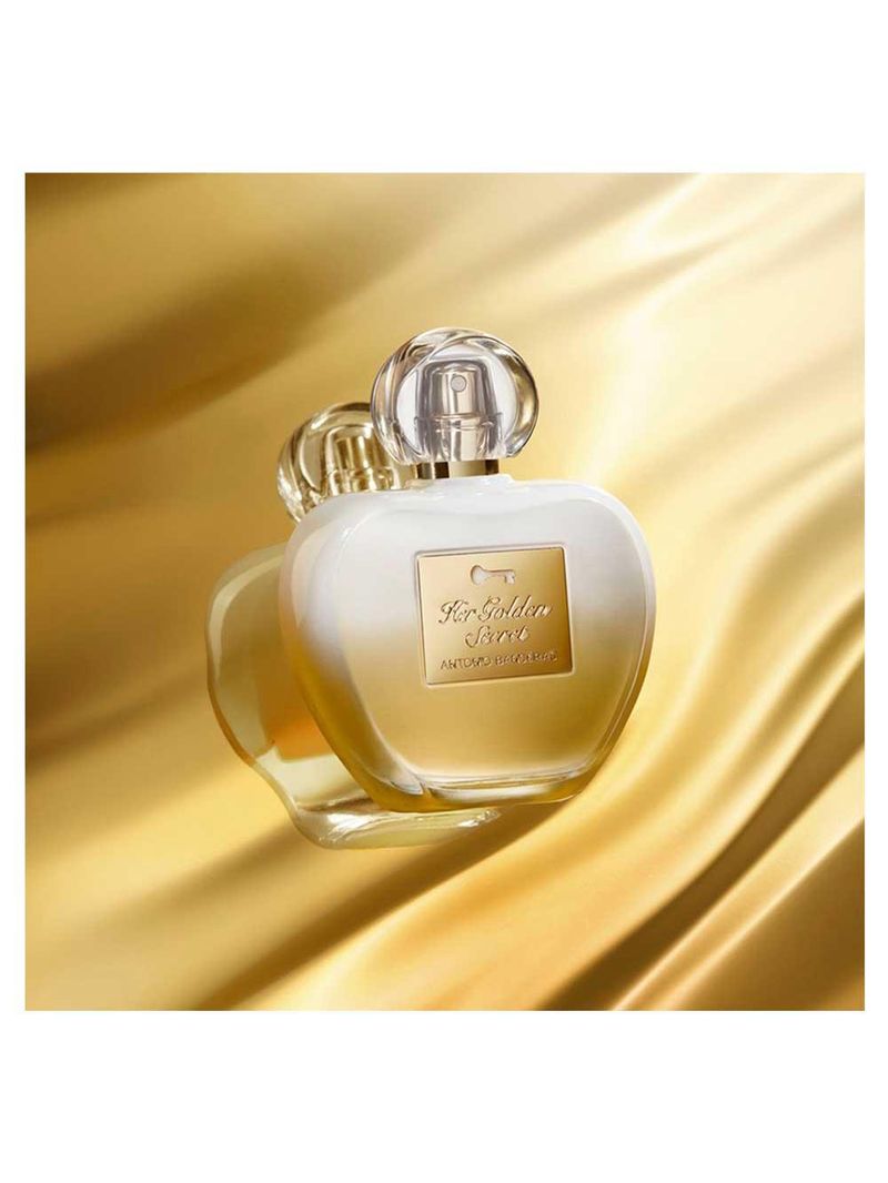 Her golden secret banderas - perfume feminino - eau de toilette