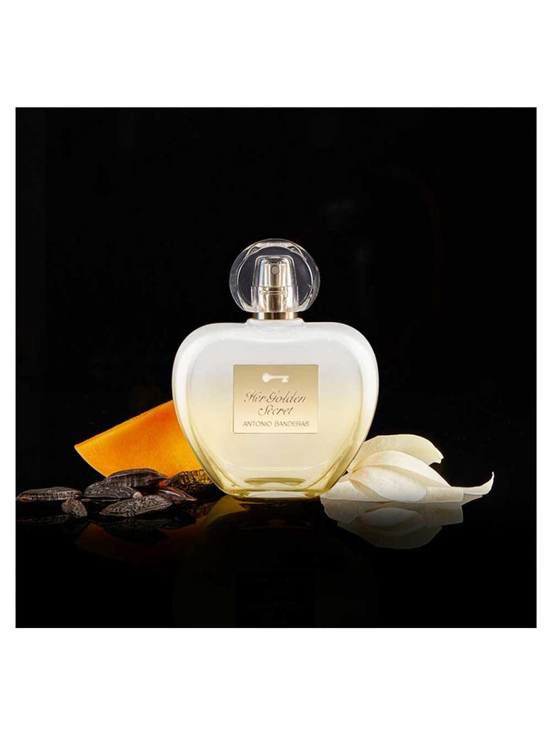 Her golden secret banderas - perfume feminino - eau de toilette